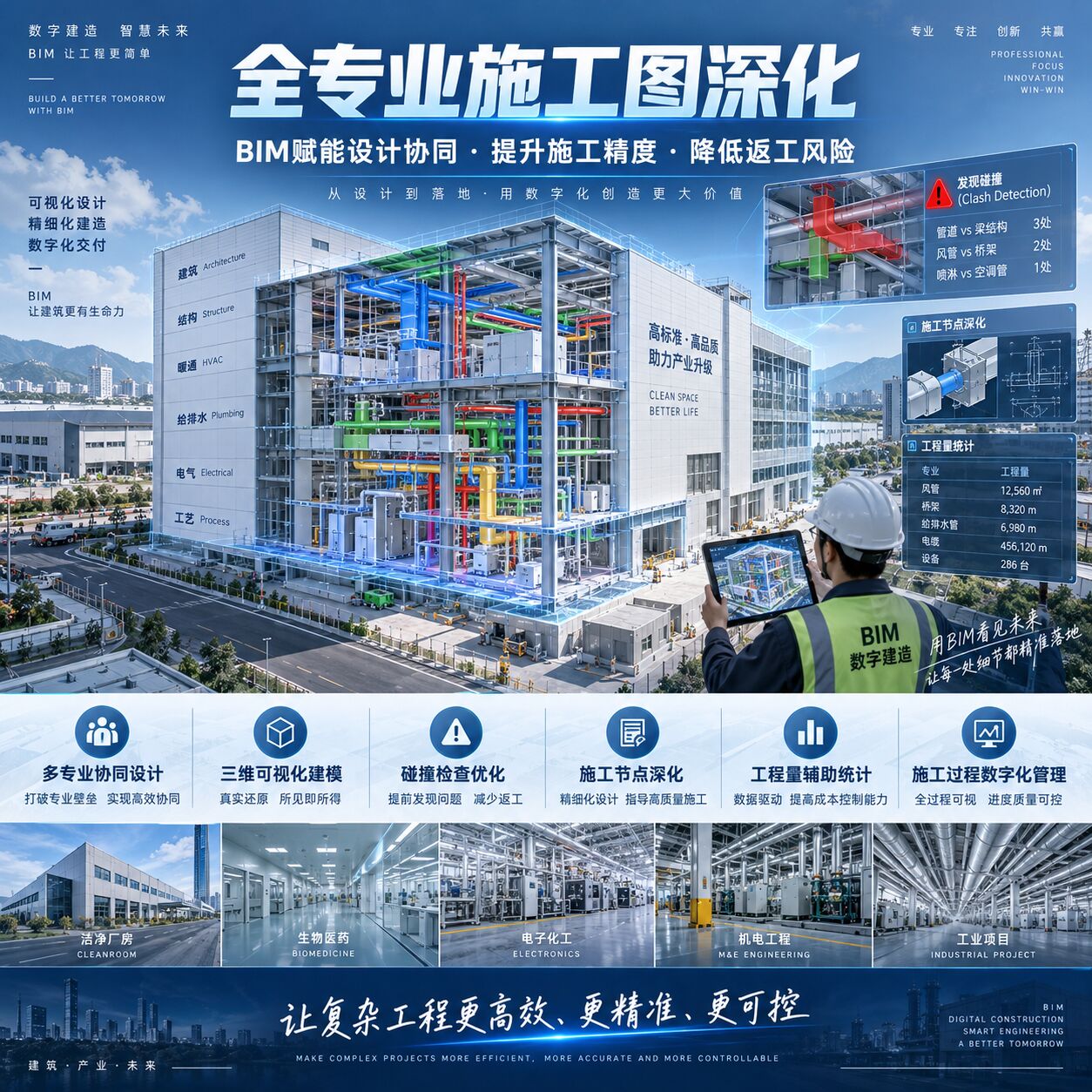 全专业施工图深化 - 图片1